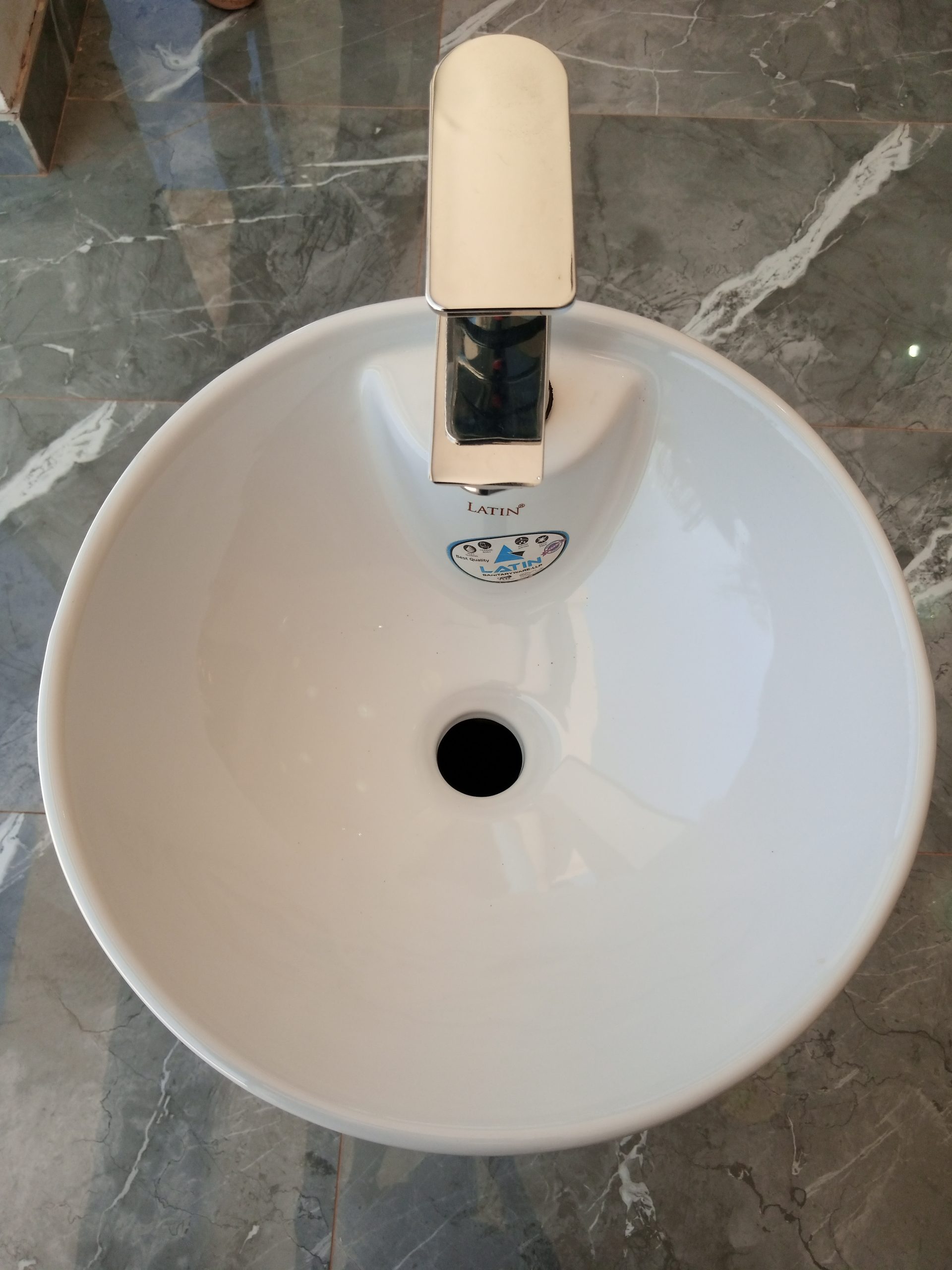 latin tall sink 1 piece