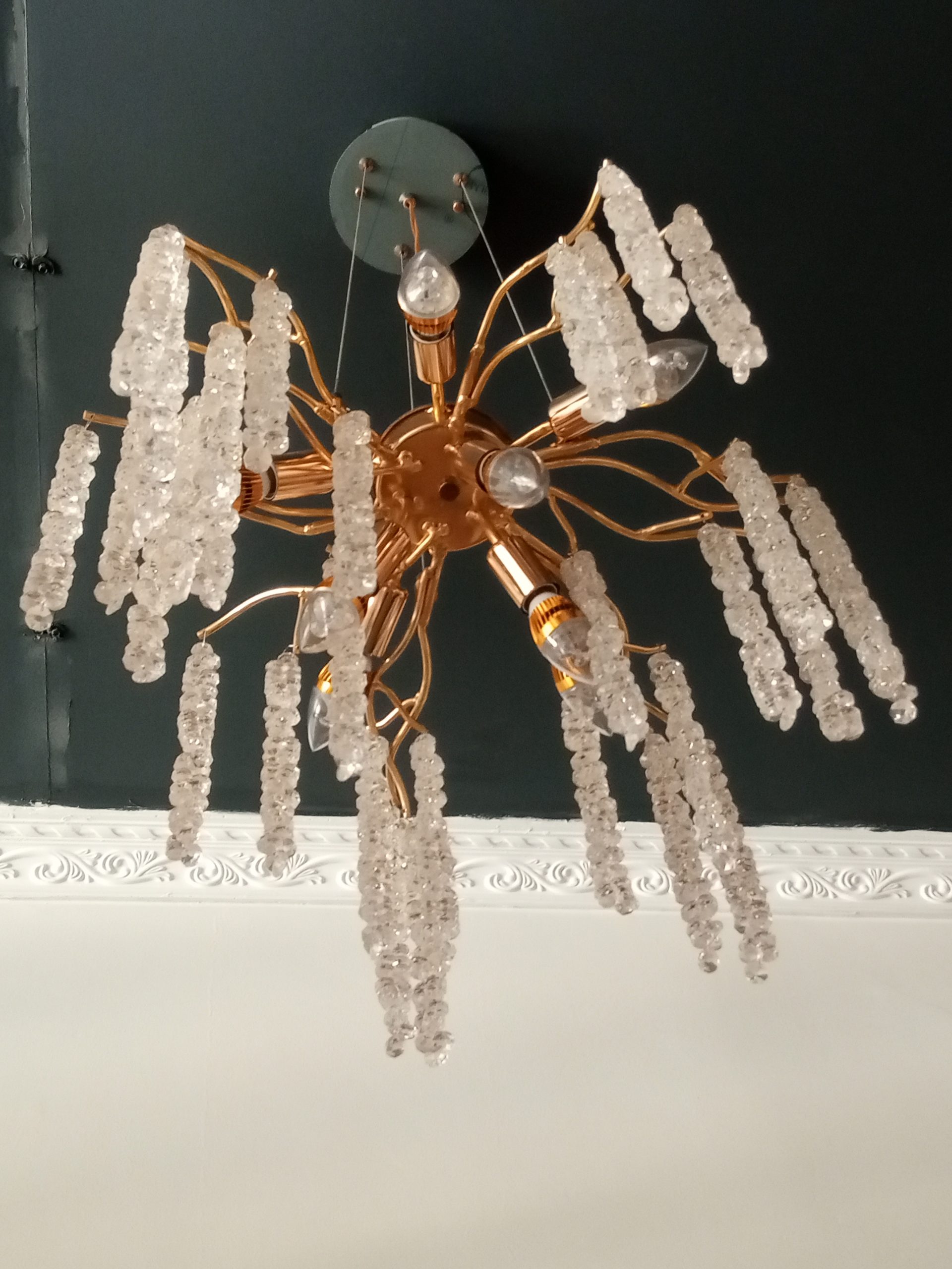 Cascading Crystal Chandelier