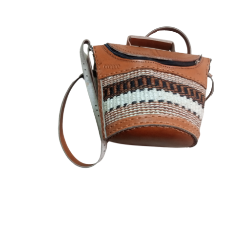 Small Leather Kikoi Sandbag