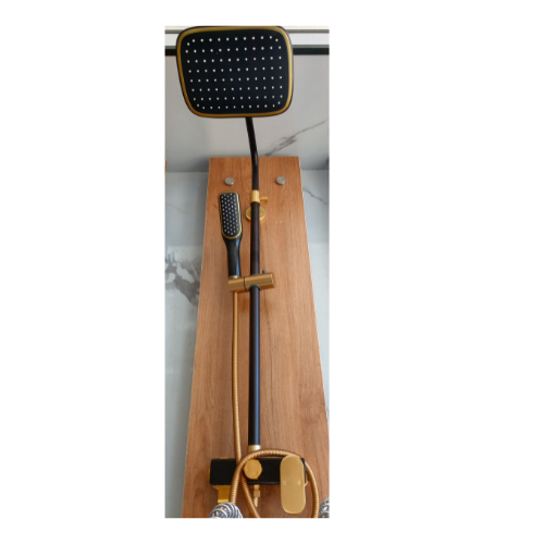 Black And Gold 3 way shower