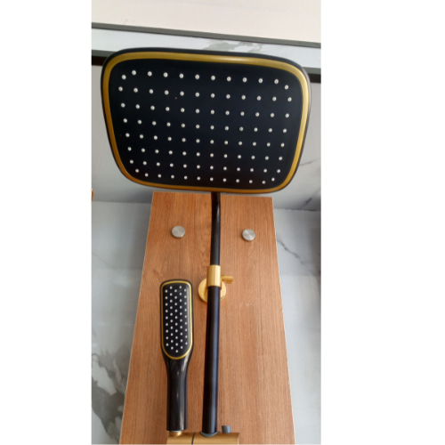 Black And Gold 3 way shower