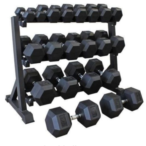 2 20 kg hexagon Dumbells