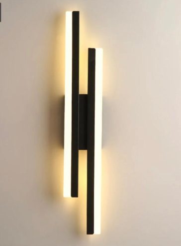 Black Paralel Wall Lights