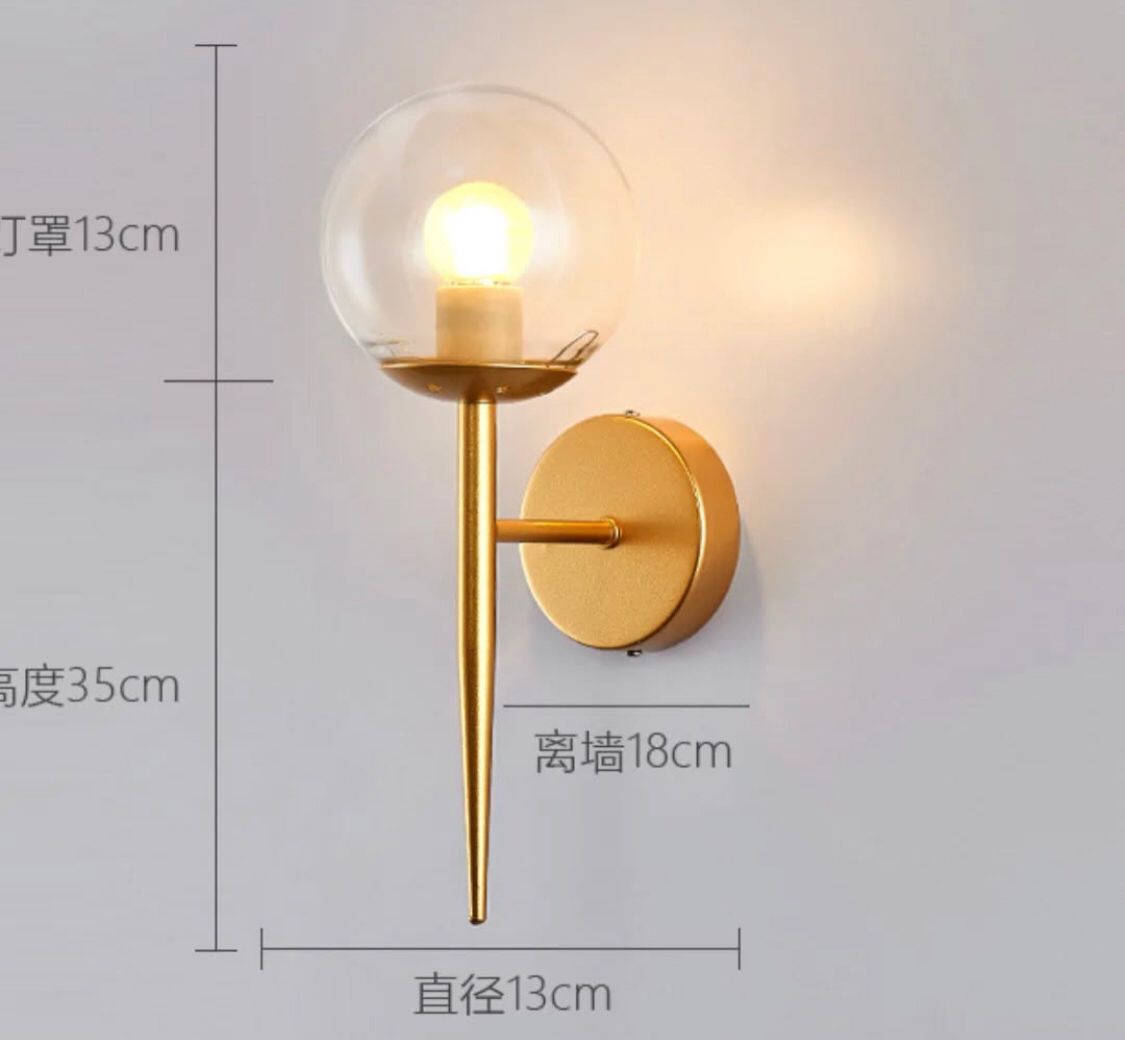 Gold Design Wall Lights