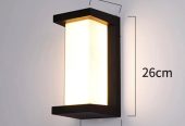 Black Wooden Rectangular Wall Lights