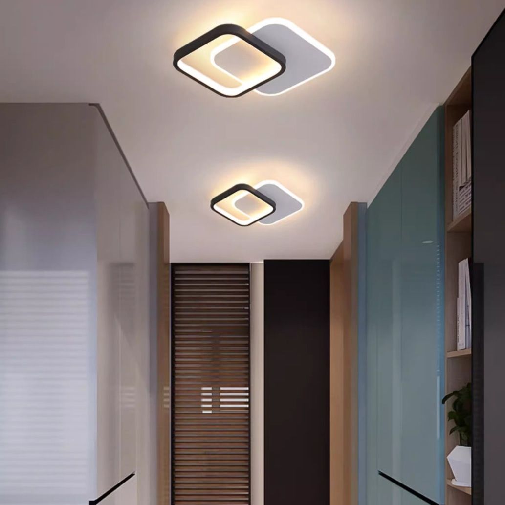 Duo Black and White Ceiling Lighting