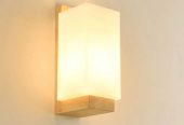Black Wooden Rectangular Wall Lights